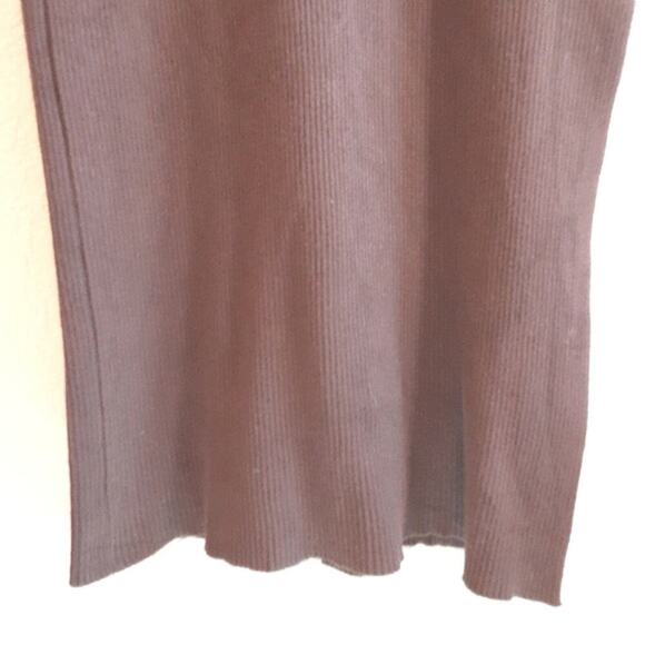 House of Harlow 1960 X Revolve Polo Ribbed Knit Sweater Brown Pencil Dress S - Picture 6 of 10
